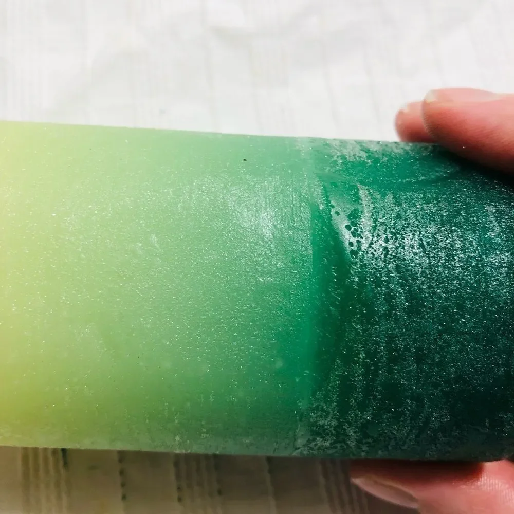 Handcrafted Timber Scented Candle (Green)‎
